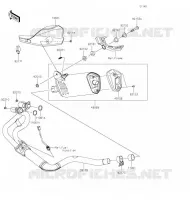 &Eacute;CHAPPEMENT pour Kawasaki VERSYS-X 300