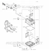 FILTRE A AIR pour Kawasaki VERSYS-X 300