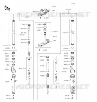 FOURCHE pour Kawasaki VERSYS-X 300