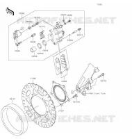 FREIN AVANT pour Kawasaki VERSYS-X 300