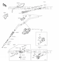 GUIDON pour Kawasaki VERSYS-X 300