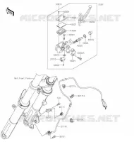 MAITRE CYLINDRE AV pour Kawasaki VERSYS-X 300