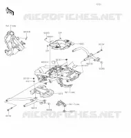 PIECE DE CADRE (COUVERTURE) pour Kawasaki VERSYS-X 300