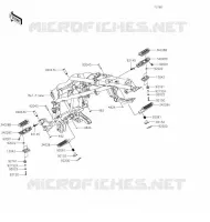 REPOSE PIED pour Kawasaki VERSYS-X 300