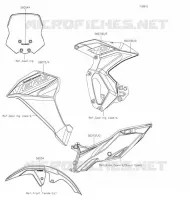 STICKER(GRAY) pour Kawasaki VERSYS-X 300