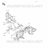 SUPPORT MOTEUR pour Kawasaki VERSYS-X 300