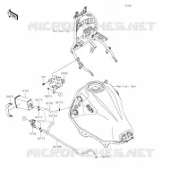SYSTEME D'EVAPORATION CARBURANT pour Kawasaki VERSYS-X 300