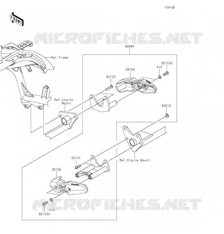 ACCESSOIRE (PROTECTION MOTEUR) Kawasaki MOTOS 650 2020 VERSYS 650  KLE650FLF