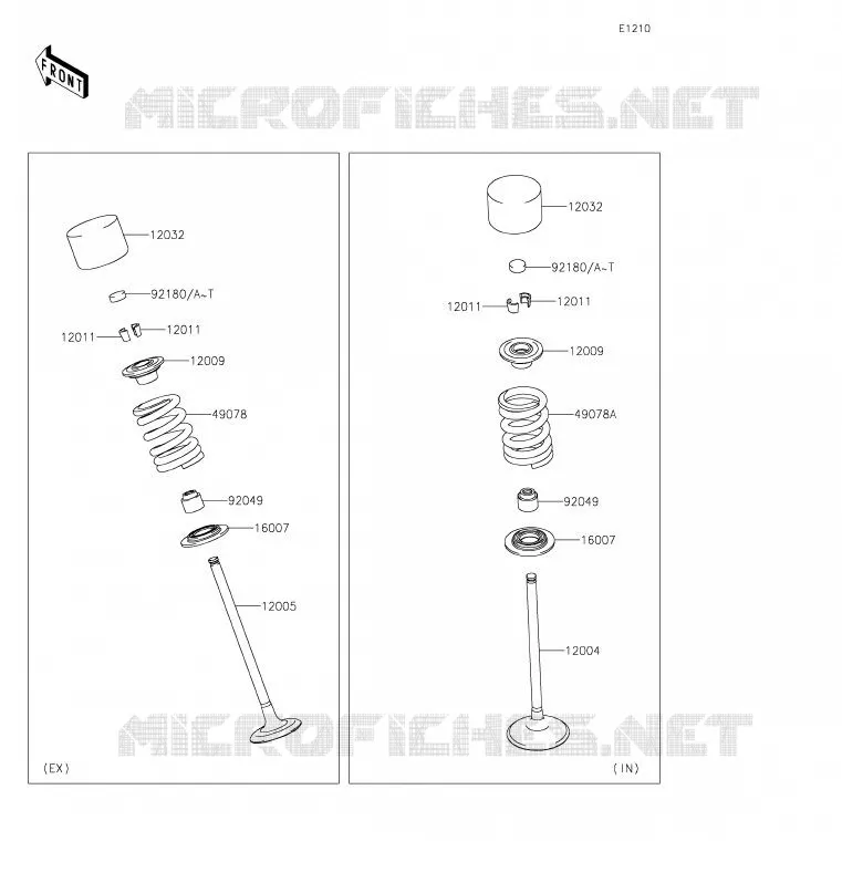 SOUPAPE Kawasaki MOTOS 1000 2020 VERSYS 1000  KLZ1000CLF
