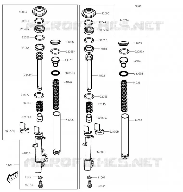 FOURCHE Kawasaki SCOOTER 125 2020 J125  SC125CLF