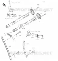ARBRE A CAME/TENDEUR pour Kawasaki Z900