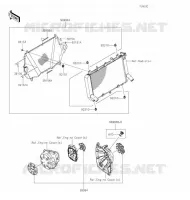 Accessory(ENG. Cover Ring and Cap) pour Kawasaki Z900