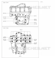 BOULON CARTER MOTEUR pour Kawasaki Z900