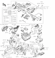 CHASSIS EQUIPMENT ELECTRIQUE pour Kawasaki Z900