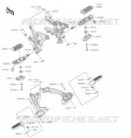 REPOSE PIED pour Kawasaki Z900