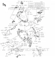RESERVOIR CARBURANT pour Kawasaki Z900