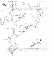 SYSTEME D'EVAPORATION CARBURANT pour Kawasaki Z900