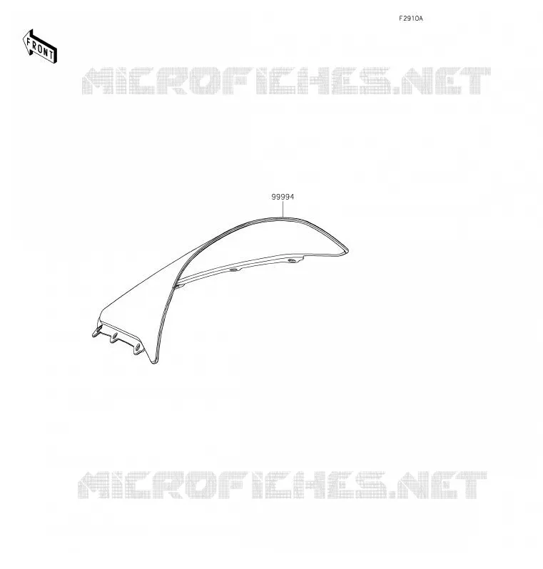 ACCESSOIRE(PARE-BRISE) Kawasaki MOTOS 1000 2020 NINJA H2 SX SE  ZX1002BLF