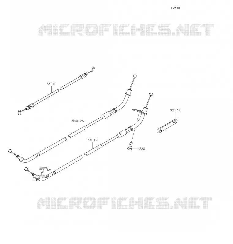 CABLES Kawasaki MOTOS 1000 2020 NINJA H2 SX SE  ZX1002BLF