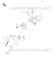 BEQUILLES pour Kawasaki NINJA ZX-6R