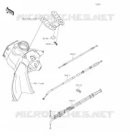 CABLES pour Kawasaki NINJA ZX-6R