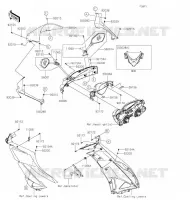 CARENAGE pour Kawasaki NINJA ZX-6R