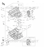 CARTER MOTEUR(S) pour Kawasaki NINJA ZX-6R