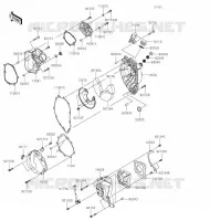 COUVERCLES MOTEUR pour Kawasaki NINJA ZX-6R
