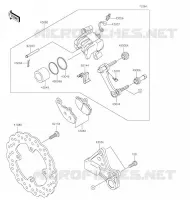 FREIN ARRIERE pour Kawasaki NINJA ZX-6R