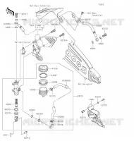 MAITRE CYLINDRE ARRI&Egrave;RE pour Kawasaki NINJA ZX-6R