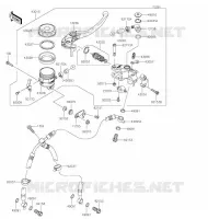 MAITRE CYLINDRE AV pour Kawasaki NINJA ZX-6R