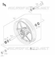 ROUE AVANT pour Kawasaki NINJA ZX-6R