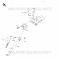 BEQUILLES pour Kawasaki NINJA ZX-6R