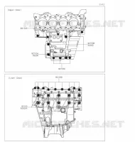 BOULON CARTER MOTEUR pour Kawasaki NINJA ZX-6R