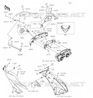 CARENAGE pour Kawasaki NINJA ZX-6R
