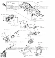 CHASSIS EQUIPMENT ELECTRIQUE pour Kawasaki NINJA ZX-6R