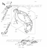 CH&Acirc;SSIS pour Kawasaki NINJA ZX-6R