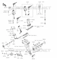 CONTACTEUR SERRURE/R&Eacute;FLECTEUR pour Kawasaki NINJA ZX-6R
