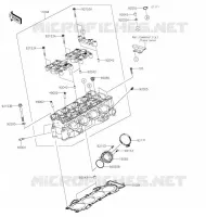 CULASSE pour Kawasaki NINJA ZX-6R