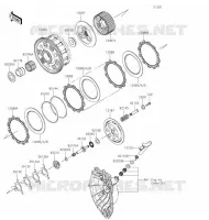 EMBRAYAGE pour Kawasaki NINJA ZX-6R