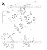 FREIN ARRIERE pour Kawasaki NINJA ZX-6R