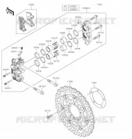 FREIN AVANT pour Kawasaki NINJA ZX-6R