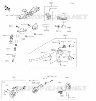 GUIDON pour Kawasaki NINJA ZX-6R