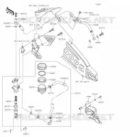 MAITRE CYLINDRE ARRI&Egrave;RE pour Kawasaki NINJA ZX-6R