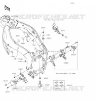 PIECE DE CADRE(AVANT) pour Kawasaki NINJA ZX-6R