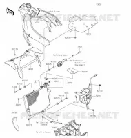 RADIATEUR pour Kawasaki NINJA ZX-6R