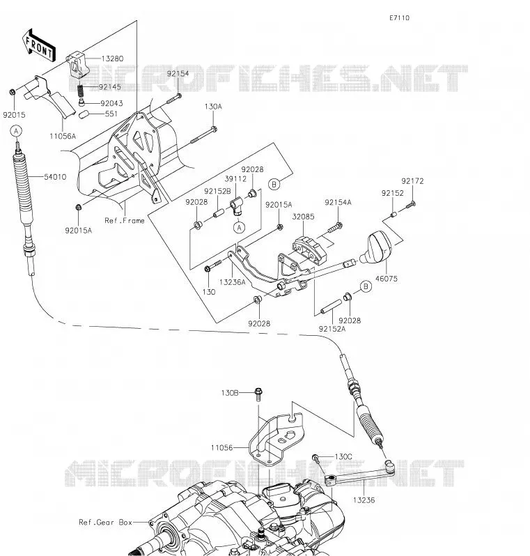 CONTROLE Kawasaki SSV 1000 2020 MULE PRO-DXT  KAF1000ALF