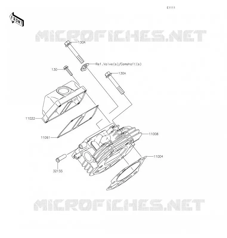 CULASSE Kawasaki SSV 400 2020 MULE SX  KAF400RLF