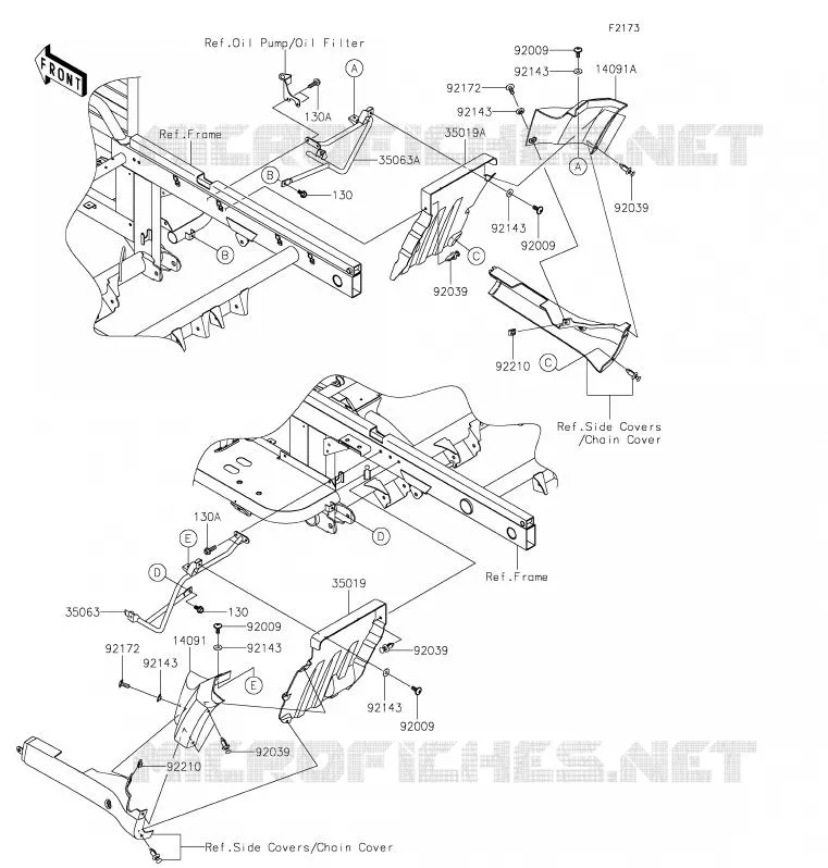 BAVETTE Kawasaki SSV 620 2020 MULE 4000  KAF620PLF