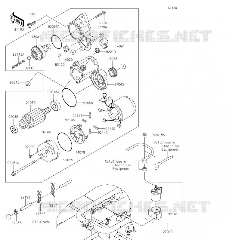 D&Eacute;MARREUR Kawasaki SSV 620 2020 MULE 4010 TRANS 4X4  KAF620RLF